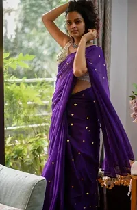 Classic Cotton Saree with Blouse piece-thumb2