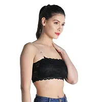 Stylish Multicoloured Lace Solid Bras For Women Pack Of 2-thumb1