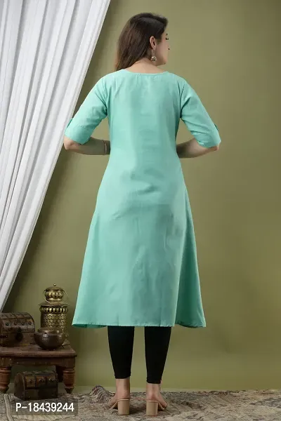 Stylish Women Cotton Kurta-thumb2