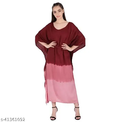 Women's Rayon Maxi Kaftan Nightgown