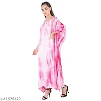 Women's Rayon Maxi Kaftan Nightgown-thumb1