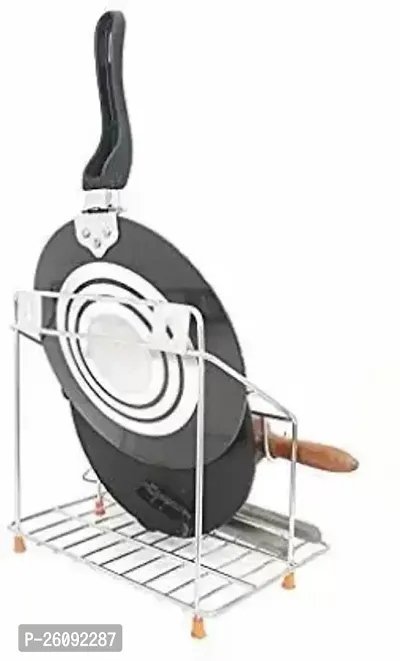 Chakla Belan and Tawa Stand for Kitchen - 100% Rust-Free Stainless Steel-thumb0