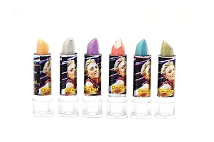 TopFinder? Glitter Glossy Lipstick Set 24h Stay || Light Shade || Waterproof || Long Lasting || Eye Glow || Clear Lipgloss Makeup Kit Face Shinning Cute Lip Gloss Set- Pack Of 6-thumb4