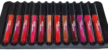 TopFinder? Superstay Matte Lipstick Set, Waterproof, Long Lasting, Nude Shades, Liquid Smooth - Pack Of 12Pcs-thumb2