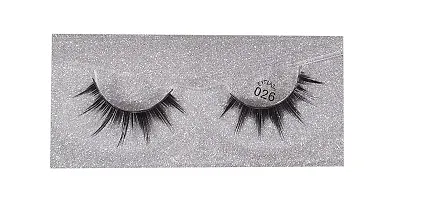 TopFinder Hot 6D Stylish Eyelashes Black Cat Eyes Best Waterproof Beauty Natural Eyelash Extension 1 Pair Box Medium Size Cosmetic Artificial Eye Lashes Makeup Products Tools Accessories Girls Women-thumb1