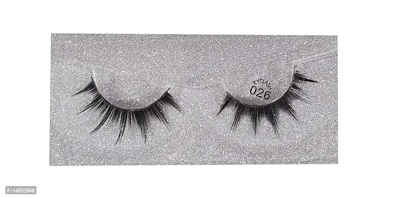 TopFinder Hot 6D Stylish Eyelashes Black Cat Eyes Best Waterproof Beauty Natural Eyelash Extension 1 Pair Box Medium Size Cosmetic Artificial Eye Lashes Makeup Products Tools Accessories Girls Women-thumb2