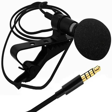 Branded Unidirectional Microphone Collar Mic With Anti-Noise Function