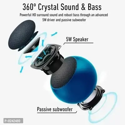 M3 Colorful Wireless Bluetooth Speakers 3D Mini Electroplating Round Steel Speaker 35% off-thumb3