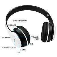 FCR P47 Wireless Bluetooth Portable Sports Headphones with Microphone, Stereo FM, Memory Card-thumb2