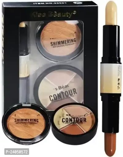 Contour And Highlighter Kit- Professional Makeup Palette Concealer- 130 G