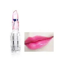 Crystal Flower Jelly Lipstick,Waterproof Long Lasting Lip Balm Lips Moisturizer Magic Temperature Color Change Lip Gloss Lipstick Pack Of 6pcs (Multicolor)-thumb2