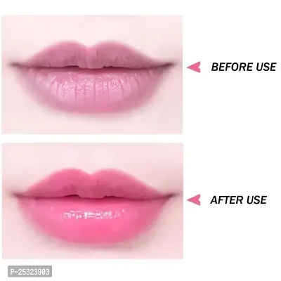 Crystal Flower Jelly Lipstick,Waterproof Long Lasting Lip Balm Lips Moisturizer Magic Temperature Color Change Lip Gloss Lipstick Pack Of 6pcs (Multicolor)-thumb4