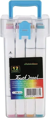Professional Twin Tip Alcohol Art Markers Set - 24 Colors, Sketch Marker Pen Fine and Chisel Tip Nib Sketch Pen  (Multicolor)