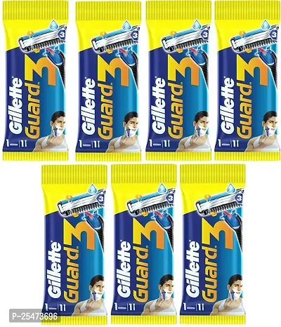 Gillette Guard3 7 Razor (Pack of 7)  (Pack of 7)-thumb0