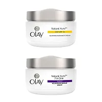 Olayrsquo;s Natural Aura Day and Night Face Cream Combo - Day Cream with SPF 15 and Nourishing Repair Night Cream | Reveal Skinrsquo;s Natural Glow | Power of Niacinamide |Dry, Combination, Oily Skin | AM/PM Re-thumb3