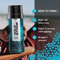 Wild Stone Hydra Energy Deodorant Spray Pack of 3 Combo (150ML each) Deodorant Spray - For Men  (450 ml, Pack of 3)-thumb4