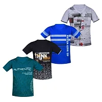 WIN 2 Baby Boys T shirts  4 pieces pack-thumb4