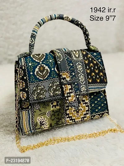 Stylish Cotton Rajasthani Handmade Embroidered Bags For Women