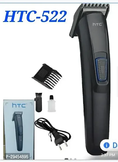 Black HTC AT-522 Rechargeable Beard  Hair Trimmer, For Travel-thumb0