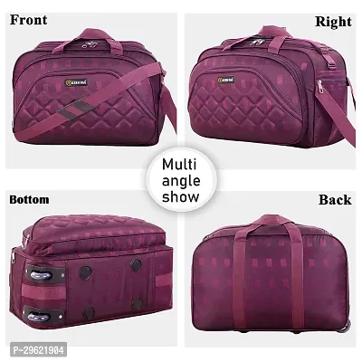 Fancy Polyester Multicoloured Duffle Bagpack For Luggage Travel Pack Of 2-thumb4