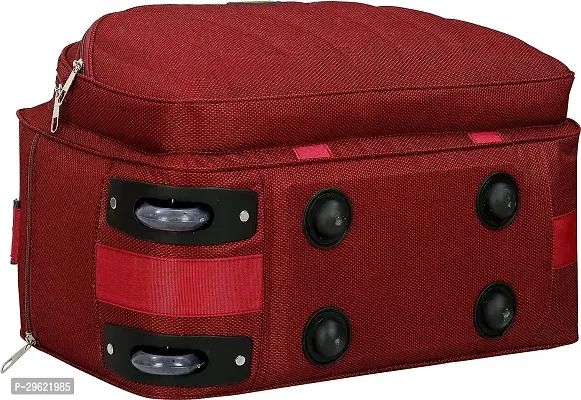 Fancy Polyester Red Duffle Bagpack For Luggage Travel-thumb2