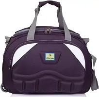 Fancy Polyester Purple Duffle Bagpack For Luggage Travel-thumb2