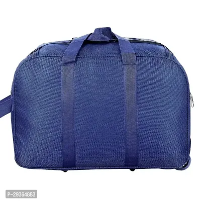 Stylish Navy Blue Nylon Travel Bag-thumb4