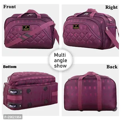 Fancy Polyester Multicoloured Duffle Bagpack For Luggage Travel Pack Of 2-thumb3