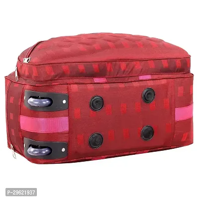 Fancy Polyester Red Duffle Bagpack For Luggage Travel-thumb2