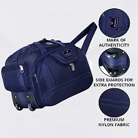 Stylish Navy Blue Nylon Travel Bag-thumb3