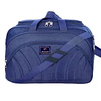 Stylish Navy Blue Nylon Travel Bag-thumb2