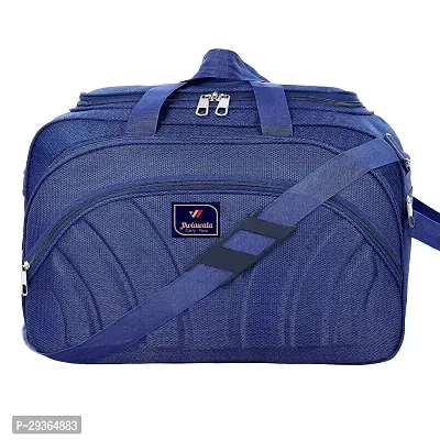 Stylish Navy Blue Nylon Travel Bag-thumb3