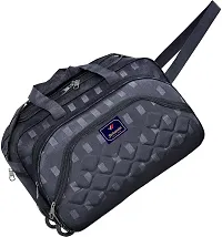 Stylish Grey Nylon Travel Bag-thumb2