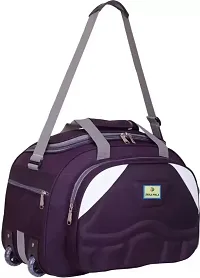 Stylish Purple Nylon Travel Bag-thumb4