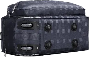 Stylish Grey Nylon Travel Bag-thumb3