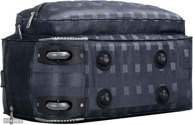 Stylish Grey Nylon Travel Bag-thumb4