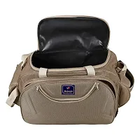 Stylish Brown Nylon Travel Bag-thumb3