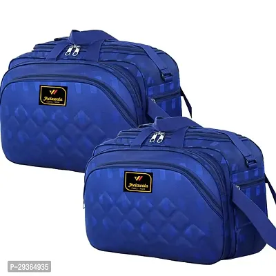 Stylish Blue Polyester Travel Bag Pack Of 2