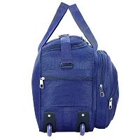 Stylish Navy Blue Nylon Travel Bag-thumb1