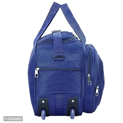 Stylish Navy Blue Nylon Travel Bag-thumb2