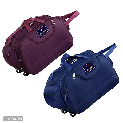 Stylish Multicoloured Nylon Travel Bag Pack Of 2