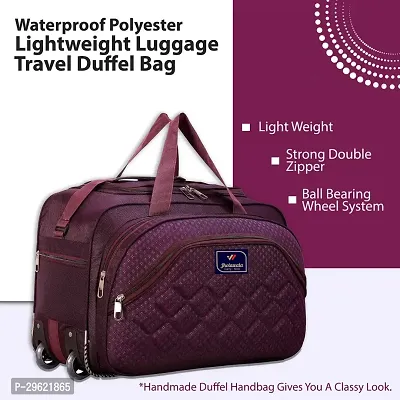 Fancy Nylon Purple Duffle Bagpack For Luggage Travel-thumb4