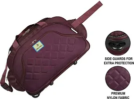 Stylish Purple Polyester Travel Bag-thumb4