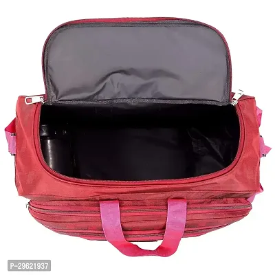 Fancy Polyester Red Duffle Bagpack For Luggage Travel-thumb3