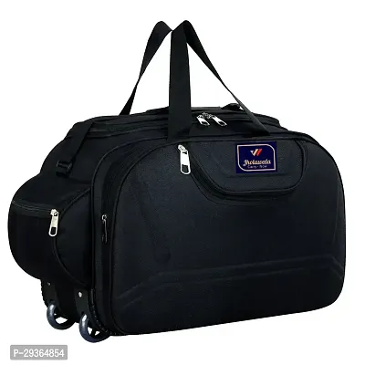 Stylish Black Nylon Travel Bag-thumb0