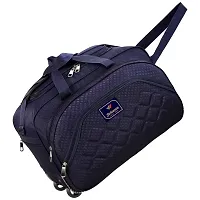 Fancy Nylon Navy Blue Duffle Bagpack For Luggage Travel-thumb3