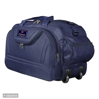 Stylish Navy Blue Nylon Travel Bag-thumb0