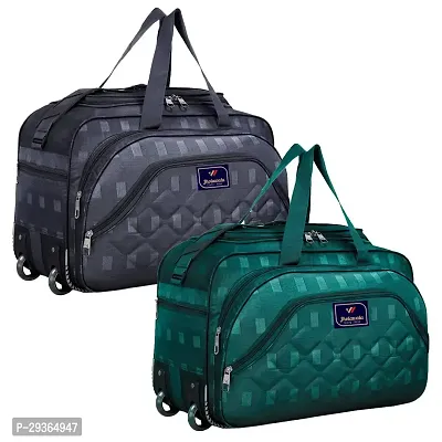 Stylish Multicoloured Polyester Travel Bag Pack Of 2