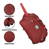 Stylish Red Polyester Travel Bag-thumb2