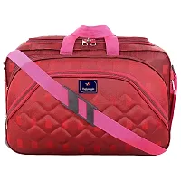 Fancy Polyester Red Duffle Bagpack For Luggage Travel-thumb4